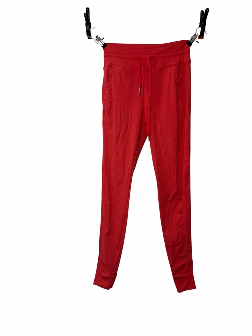 Halara SoftlyZero Joggers S Tall Coral Red Drawstring Side Pocket